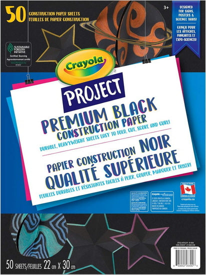 Premium Construction Paper Pad - BLACK