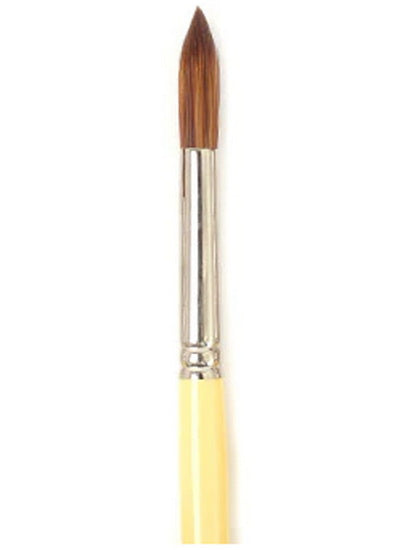 Brush Long Handle/Synthetic Bristles Round - #3