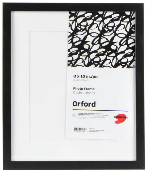 Museum Frame Black -11x13" mat 8x10"