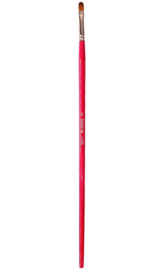 Brush Short Handle/Synthetic Bristles Oval - #6