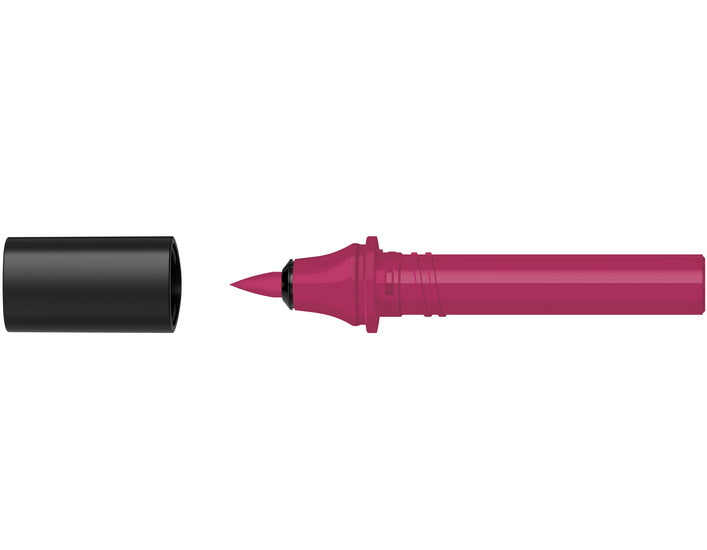 Marqueur sketcher pointe pinceau rouge vin