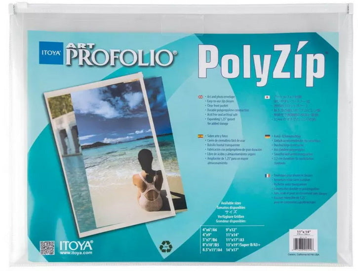 Enveloppe polyzip - 11x14po