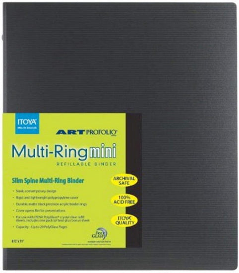 Reliure mini anneaux verticale  - 8.5x11po