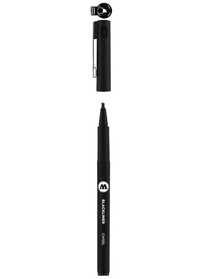 Marqueur molotow pointe biseautée noir