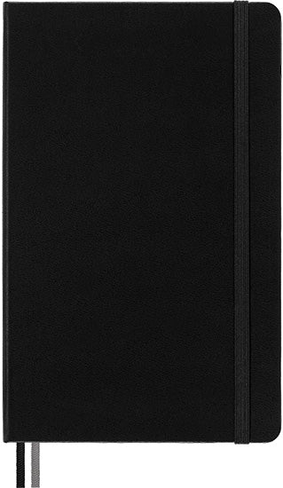 Expanded Classic Notebook - Hard Cover - BLACK - 13 X 21 CENTIM