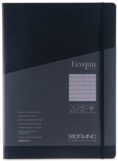 EcoQua Plus Hidden Spiral Notebook - 21 X 29.7 CENTIMETERS