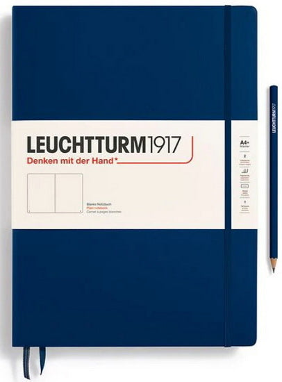 Cahier de notes uni a4 235p marine