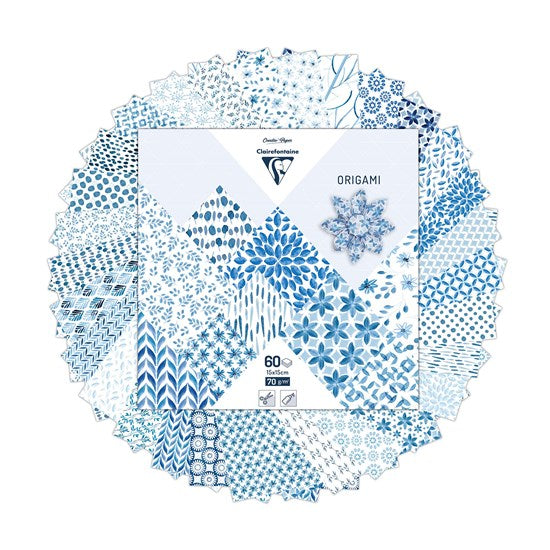 60-Sheet Origami Kit - Floral Shibori