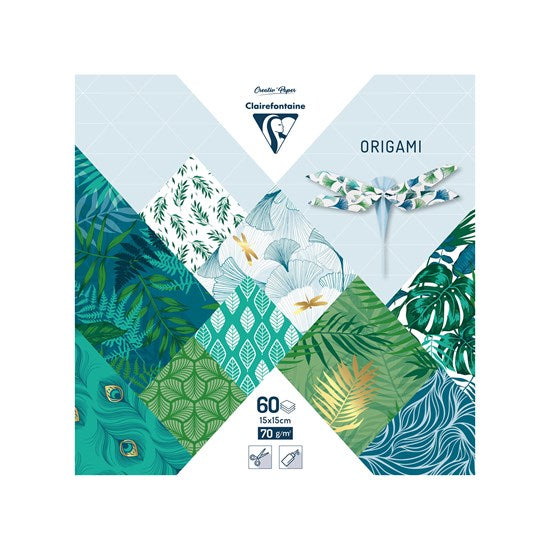 60-Sheet Origami Kit - Botanical Chic