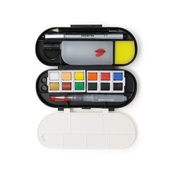 Watercolour Travel Kit - 17 Pieces