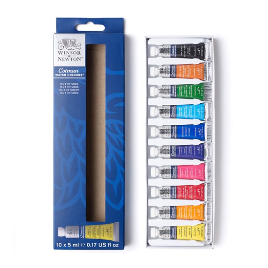 Set of 10 Cotman Watercolour - 5ml