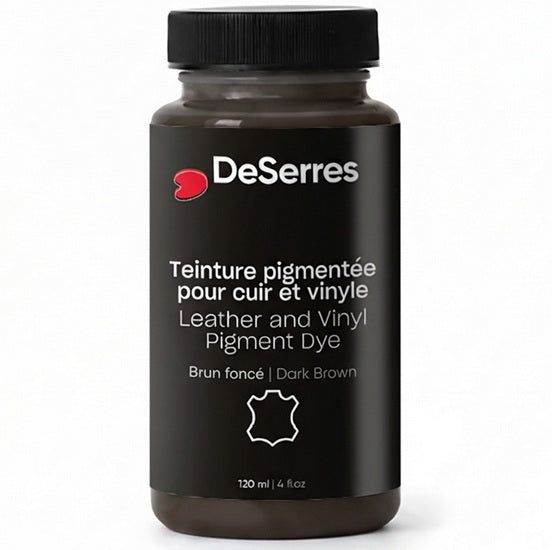 Teinture pigmentée pour cuir et vinyle - brun foncé milliliter