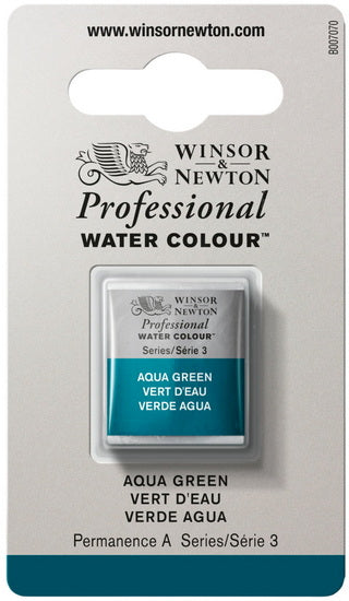 Watercolour half pan - aqua green - s3