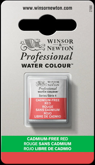 Watercolour half pan - cadmium-free red - s4