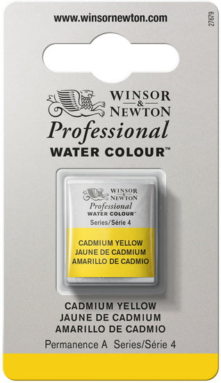 Watercolour half pan - cadmium yellow - s4