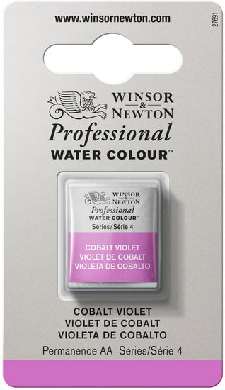 Watercolour half pan - cobalt violet - s4