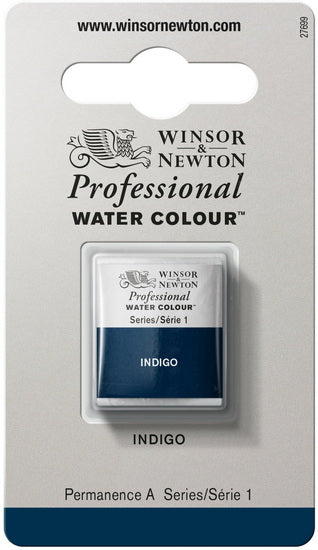 Watercolour half pan - indigo - s1