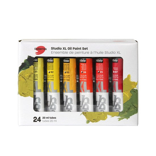 Ens.Peinture huile Studio XL – 24x20ml