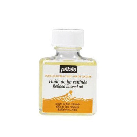 Refined linseed oil - oil colors - 75ml