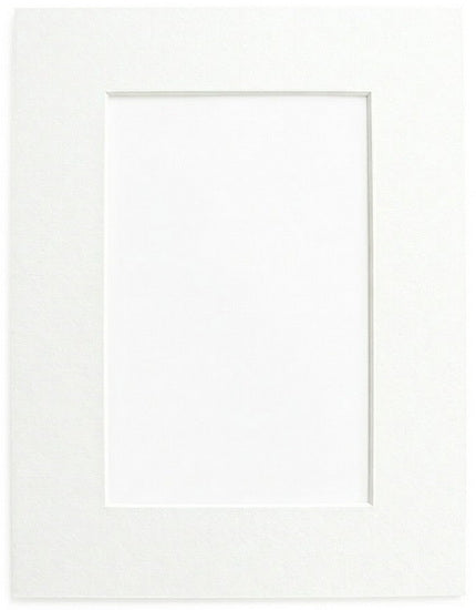 Mat White Heart - 8x10/4x6"