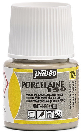 Porcelain paint - porcelaine 150 - 45ml - powder taupe