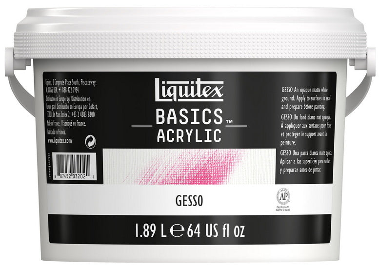 Gesso Basics White- 1.39L