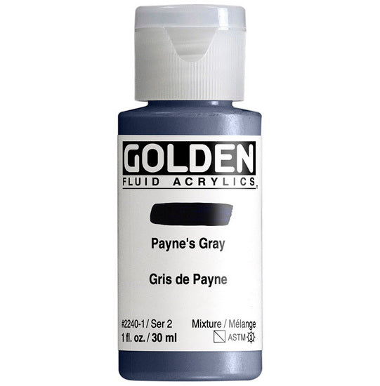 Acrylique fluide - 1 oz  gris de payne  s2