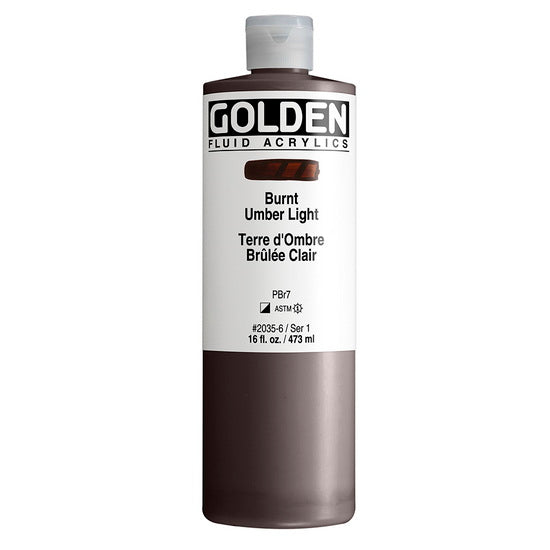 Acrylique fluide - 16 oz  ombre brulée clair  s1
