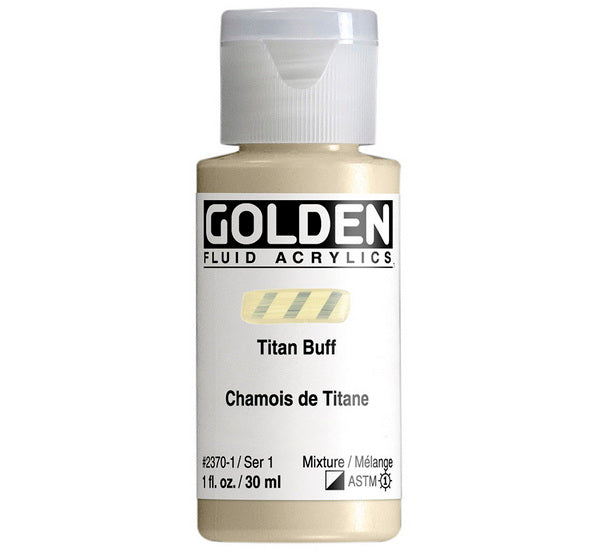 Acrylique fluide - 1 oz  chamois de titane  s1