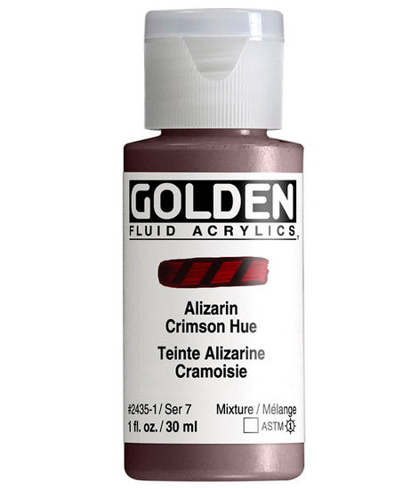 Acrylique fluide - 1 oz  alizarine cramoisie imitation  s7