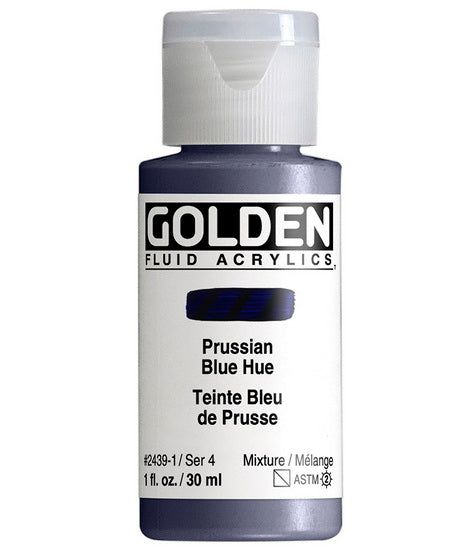 Acrylic fluid - 1 oz  prussian blue hue  s4