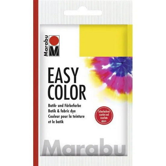 Couleur pour teinture et batik easy color - rouge ecarlate centimeter