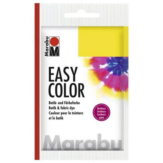 Couleur pour teinture et batik easy color - bordeaux centimeter