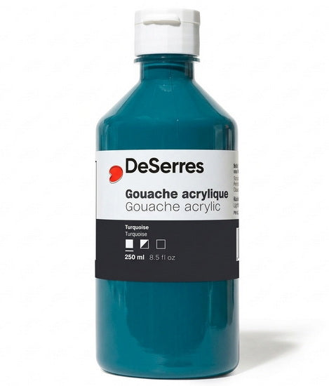 Acrylic Gouache Turquoise  - 250ml