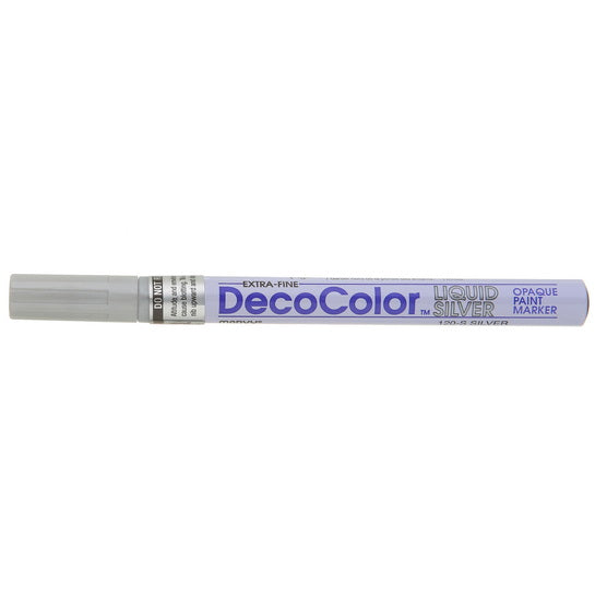 Paint marker - decolor - extra fine - silver