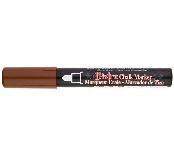 Chalk marker - bistro - medium - brown