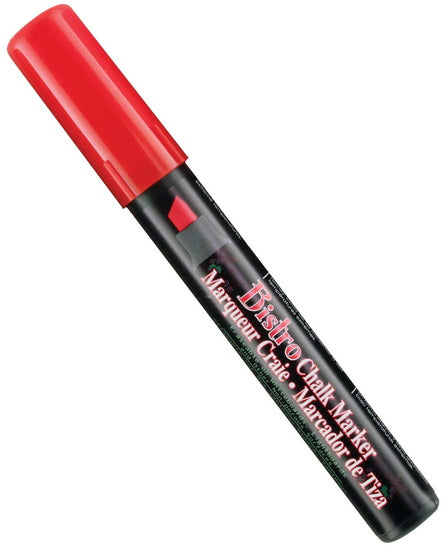 Chalk marker - bistro - chisel - red