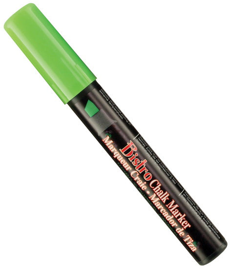 Chalk marker - bistro - chisel - fluo green