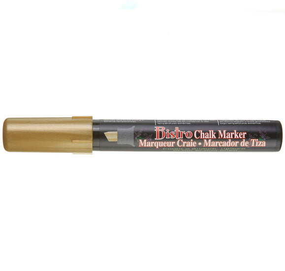 Chalk marker - bistro - chisel - gold