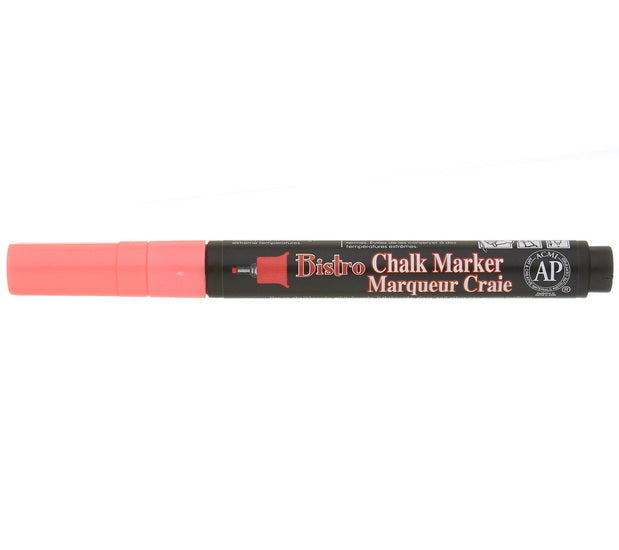 Chalk marker - bistro - extra fine - fluo red