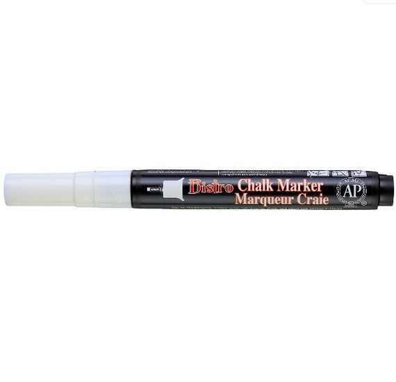 Chalk marker - bistro - extra fine - white