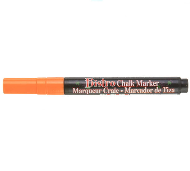 Chalk marker - bistro - fine - fluo orange