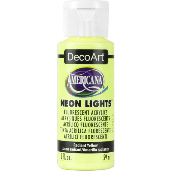 Americana Acrylic  Neon Radiant Yellow - 60ml