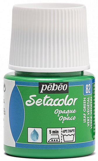 Peinture textile - setacolor - 45ml - opaque - vert feuille
