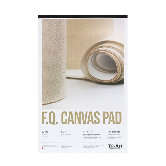 Canvas Pad  Cotton/Hemp 10 Oz - 9x12"