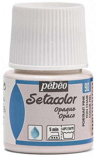 Textile paint - setacolor - 45ml - opaque - portrait pink