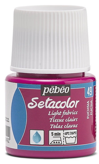 Textile paint - setacolor - 45ml - light tone - fuchsia