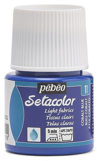 Textile paint - setacolor - 45ml - light tone - cobalt blue