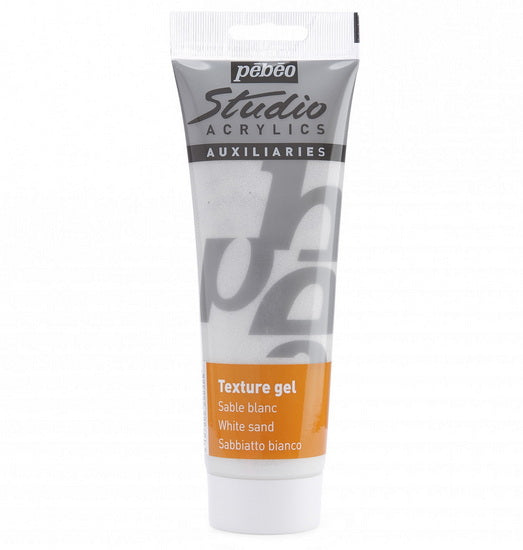 Acrylic sand gel texture - studio - 250ml - white