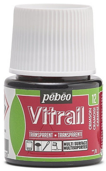 Glass paint - vitrail - 45ml - crimson
